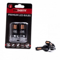 W21/5W LED Ĺžiarovky (21 x SMD 2835) ÄervenĂĄ CANBUS
